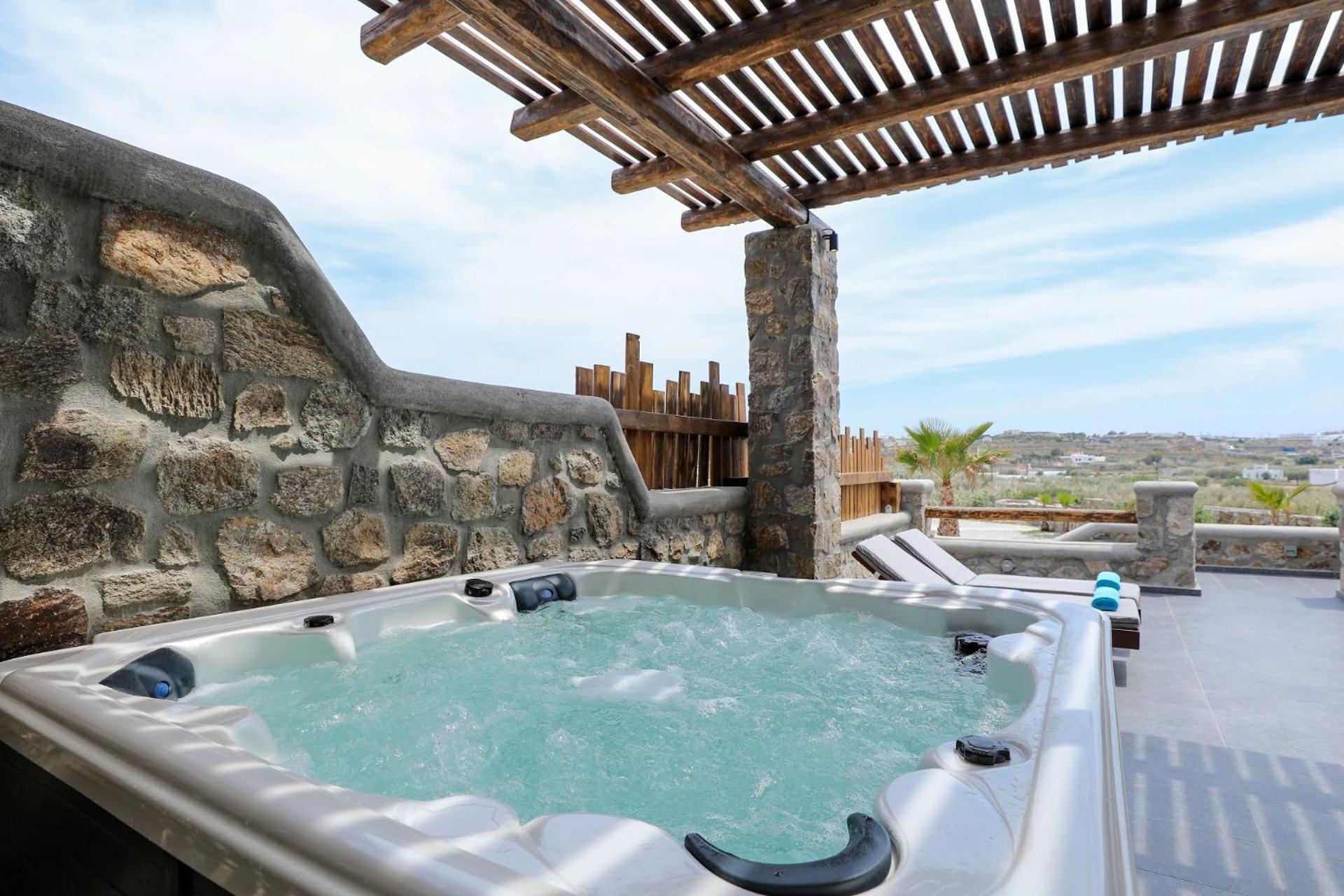 The George Villas With Private Pool, Close To Mykonos Town - Chora Экстерьер фото