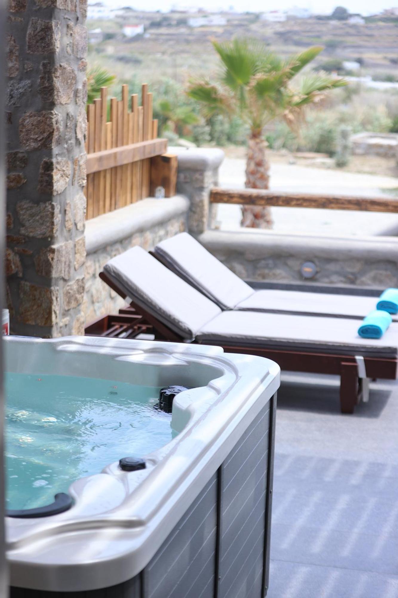 The George Villas With Private Pool, Close To Mykonos Town - Chora Экстерьер фото